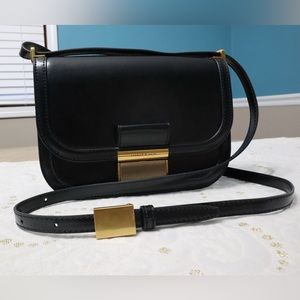 Black Charles & Keith Crossbody Bag with dustbag